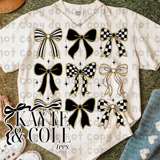 Black & White Bows