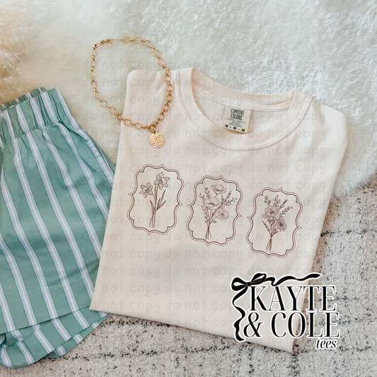 Simple Floral Outlines