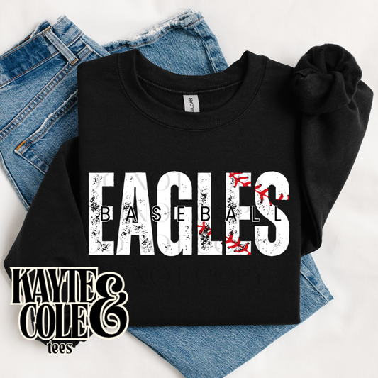 Eagles Baseball Half Ball Print