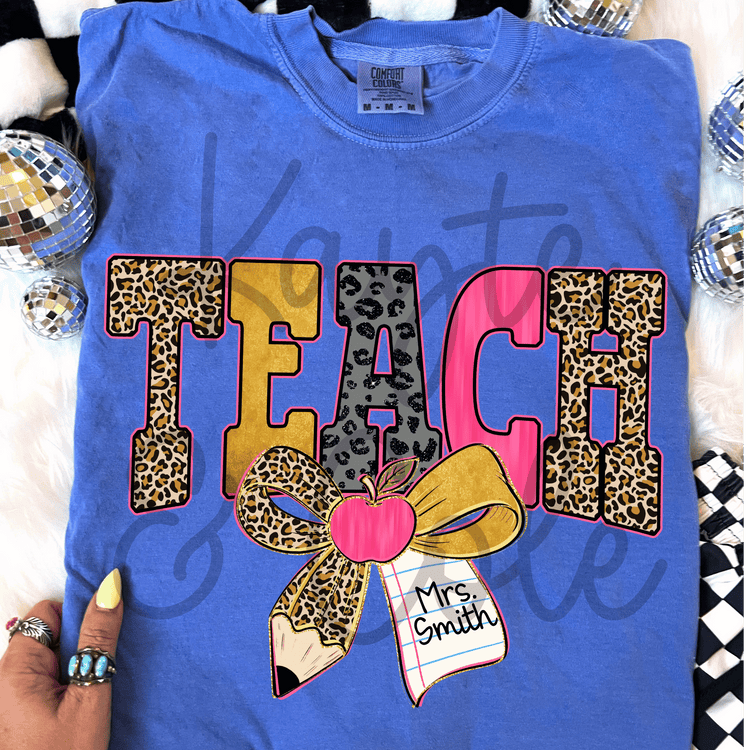 Teacher Cutesy Custom Tee