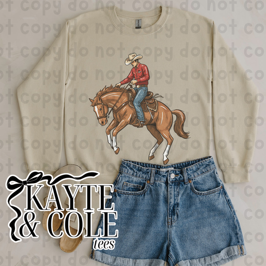 Broncy Budget {Sand Sweatshirt}