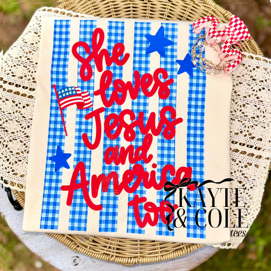 She loves Jesus & America too