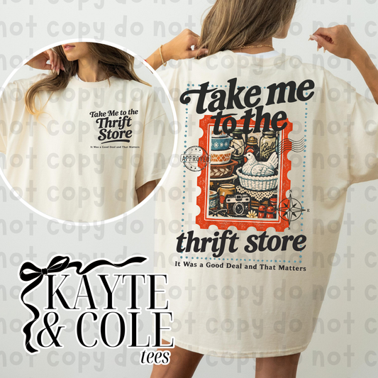 take me to the thrift store