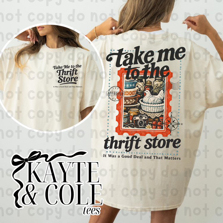 take me to the thrift store