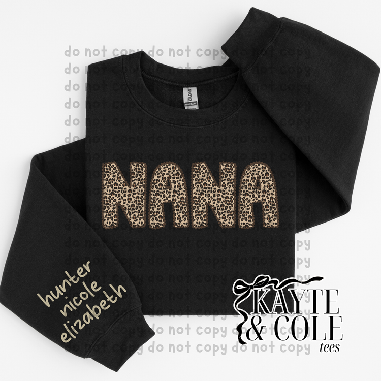 Cheetah Print {{custom name & sleeve}}