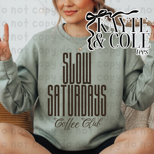 Slow Saturdays Coffee Club