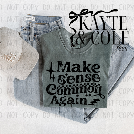 Make Sense Common Again
