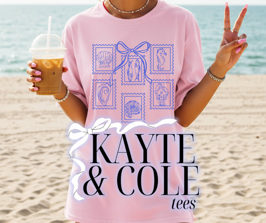 Sea Stamps Tee