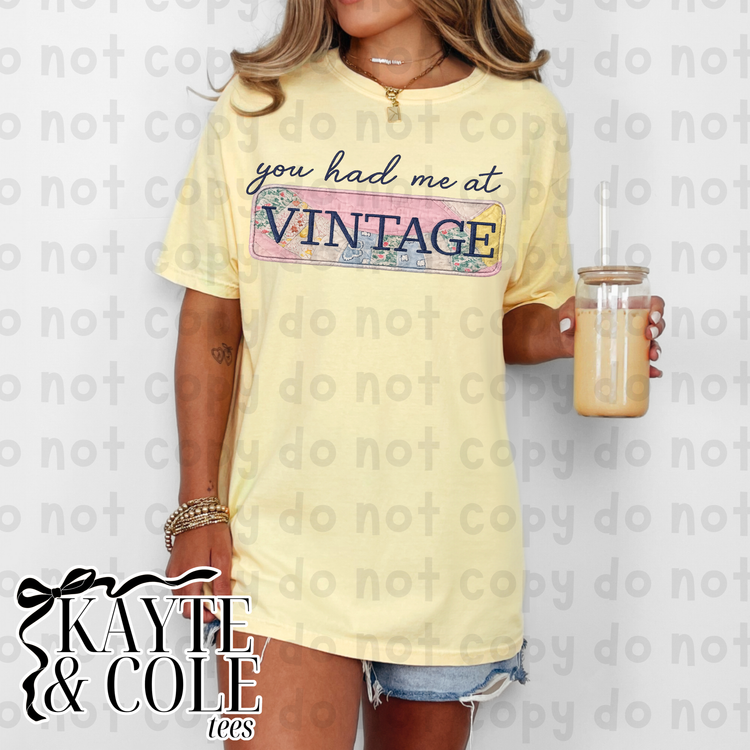 You Had Me At Vintage