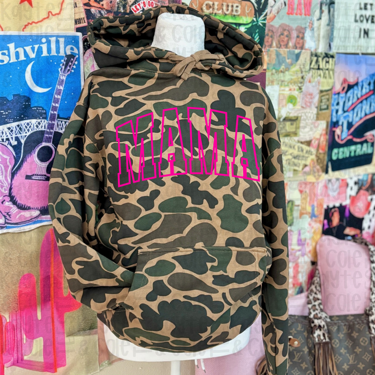 Duck Camo Mama Hoodie