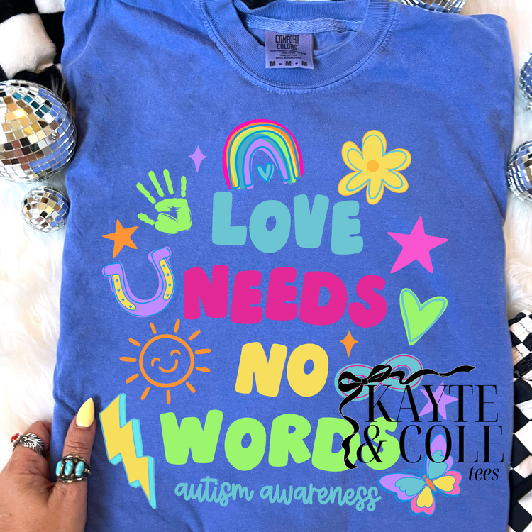 love needs no words {autism awareness}