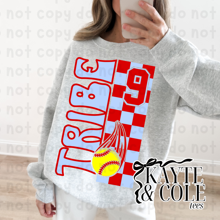 School Spirit Checkered Star