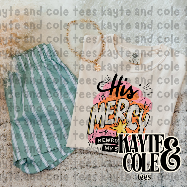 His Mercy Rewrote My Story {the pink one}