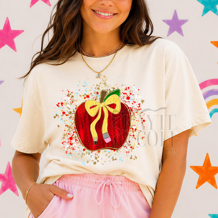 Apple Splatter {teacher drop 6/11}