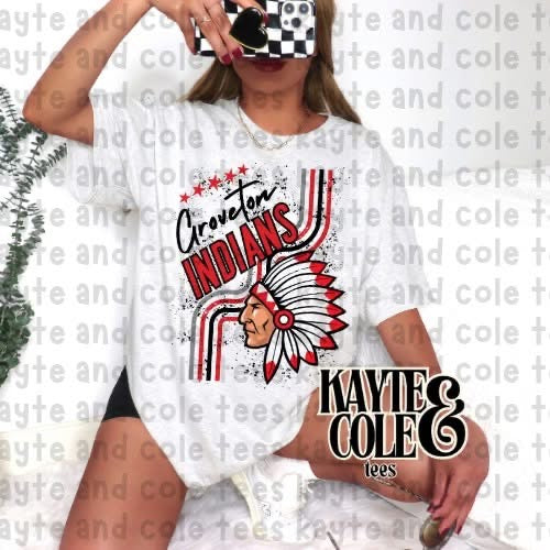 Retro Wave Mascot Tee