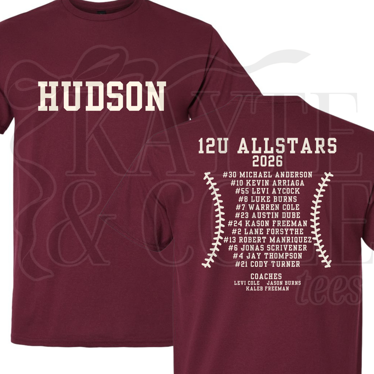 Hudson 12U AllStars 2026