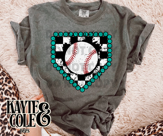 Turquoise Home Plate