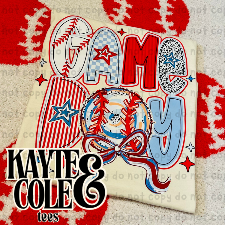 Game Day Red White & Blue