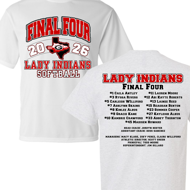 FINAL FOUR - Groveton Indians Softball 2026 Semi-State Playoffs